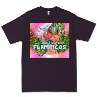 Just A Girl Who Loves Flamingo Premium Tee | Teevron