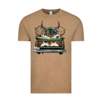 Vintage Coffee cowhide and hunter truck olivia Vintage Tee - OliviaCreatesArt