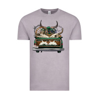 Vintage Zinc cowhide and hunter truck olivia Vintage Tee - OliviaCreatesArt