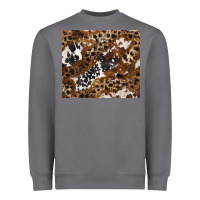 Storm leopard and cowhides Heavyweight Sweatshirt - BarkalooDesign