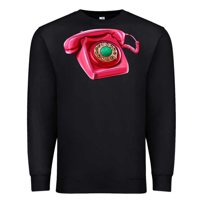 Pink Telephone Premium Sweatshirt by AdoDesignShop | Teevron