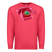 Cardinal pink telephone Premium Sweatshirt - AdoDesignShop