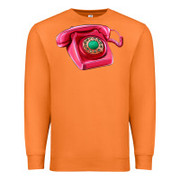 Carrot pink telephone Premium Sweatshirt - AdoDesignShop