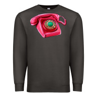 Smoke pink telephone Premium Sweatshirt - AdoDesignShop