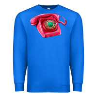 True Royal pink telephone Premium Sweatshirt - AdoDesignShop