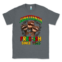 Charcoal Heather juneteenth free ish since 1865 Classic Tee - CowGirlArtShop