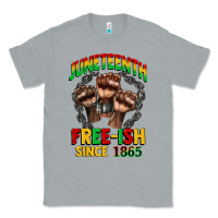 Heather Grey juneteenth free ish since 1865 Classic Tee - CowGirlArtShop