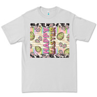 Dove Grey happy easter with cowhide Premium Tee - TumblerDesignByShophia