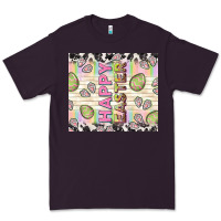 Plum happy easter with cowhide Premium Tee - TumblerDesignByShophia