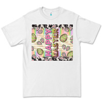 White happy easter with cowhide Premium Tee - TumblerDesignByShophia