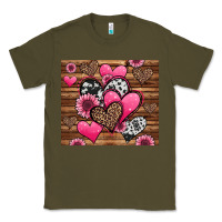 Army Green valentines day western hearts and sunflowers Classic Tee - Jasminsmagicworld
