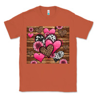 Copper valentines day western hearts and sunflowers Classic Tee - Jasminsmagicworld