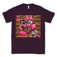 Plum valentines day western hearts and sunflowers Classic Tee - Jasminsmagicworld