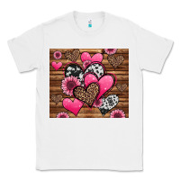 White valentines day western hearts and sunflowers Classic Tee - Jasminsmagicworld