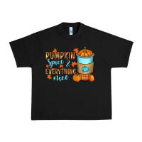 Black Pumpkin spice and everything nice Urban Heavy Tee - RanaPortraitStore