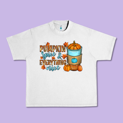 Pumpkin Spice And Everything Nice Urban Heavy Tee Designed By Ranaportraitstore