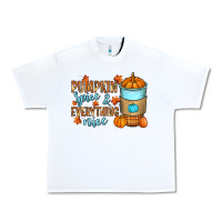 White Pumpkin spice and everything nice Urban Heavy Tee - RanaPortraitStore