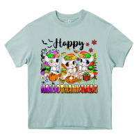 Arona happy hallothanksmas unicorns Heavy Core Tee - texasbilliewilder