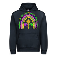 Navy mardi gras fleur de lis rainbow Urban Hoodie - JahusDesignShop