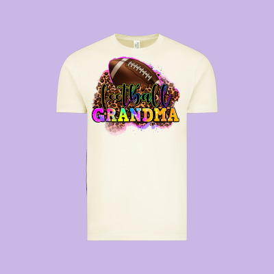 Football Grandma Vintage Tee Designed By Oliviacreatesart