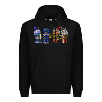 Black Police Coffee Premium Hoodie - CowhideDigitalArt