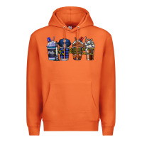 Carrot Police Coffee Premium Hoodie - CowhideDigitalArt