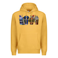 Mustard Police Coffee Premium Hoodie - CowhideDigitalArt