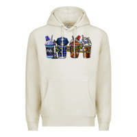 Oatmeal Heather Police Coffee Premium Hoodie - CowhideDigitalArt