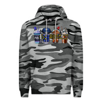 Slate Camo Police Coffee Premium Hoodie - CowhideDigitalArt