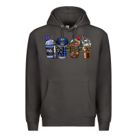 Smoke Police Coffee Premium Hoodie - CowhideDigitalArt