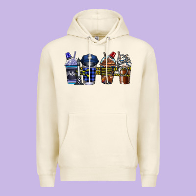 Police Coffee Premium Hoodie Designed By Cowhidedigitalart