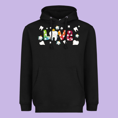 Love Tooth And Tooth Fairy Heavyweight Hoodie Designed By Adodesignshop