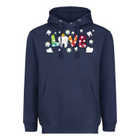 Navy love tooth and tooth fairy Heavyweight Hoodie - AdoDesignShop