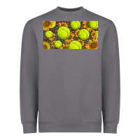 Storm tennis ball with sunflower and racket  licence plato Heavyweight Sweatshirt - BarkalooDesign