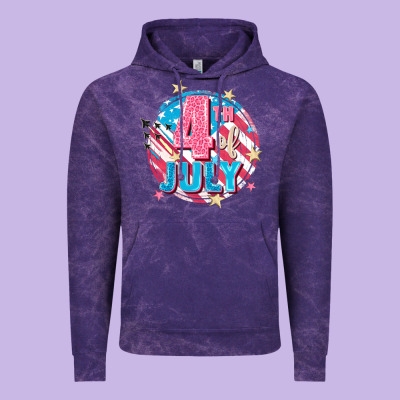 4th Of July Vintage Hoodie Designed By Fadigitalartstudio