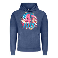 Vintage Denim 4th of July Vintage Hoodie - FaDigitalArtStudio