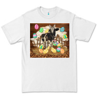 White cow and chick easter Premium Tee - TumblerDesignByShophia
