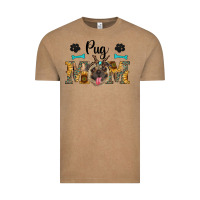 Vintage Coffee western pug mom Vintage Tee - RanaPortraitStore