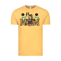 Vintage Mustard western pug mom Vintage Tee - RanaPortraitStore