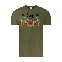 Vintage Olive western pug mom Vintage Tee - RanaPortraitStore