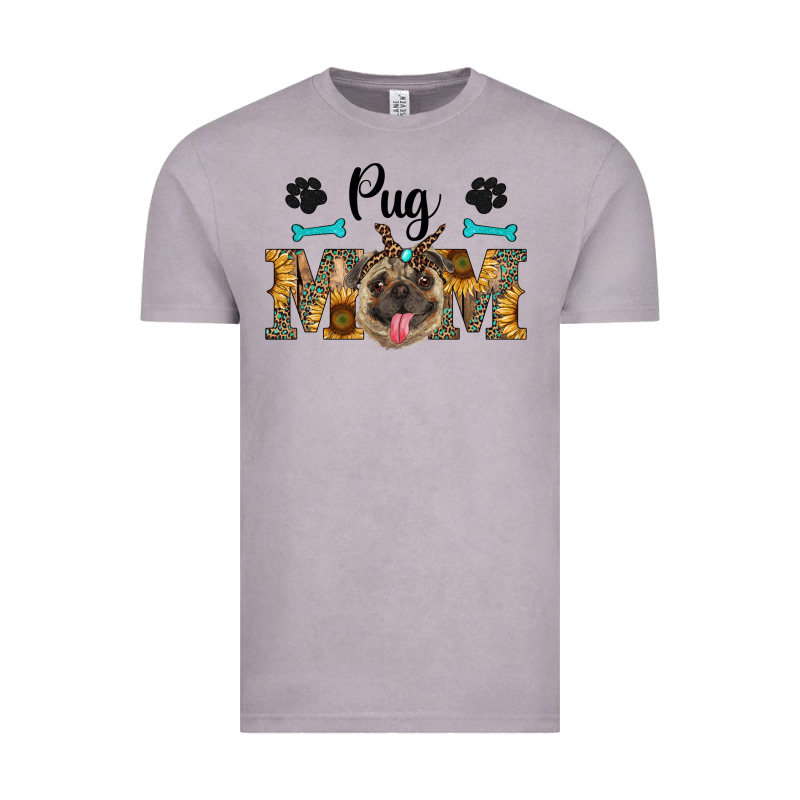 Western Pug Mom Vintage Tee by RanaPortraitStore | Teevron