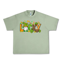Oil Green St. Patrick's Lucky gnome Urban Heavy Tee - OliviaCreatesArt