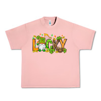Salmon St. Patrick's Lucky gnome Urban Heavy Tee - OliviaCreatesArt