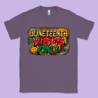 Juneteenth Vibes Only Classic Tee Designed By Cowgirlartshop
