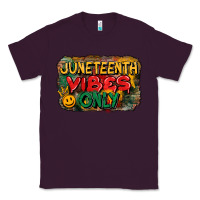 Plum juneteenth vibes only Classic Tee - CowGirlArtShop