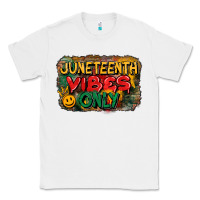 White juneteenth vibes only Classic Tee - CowGirlArtShop