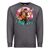 Charcoal Heather only you and couple with keys Premium Sweatshirt - AdoDesignShop