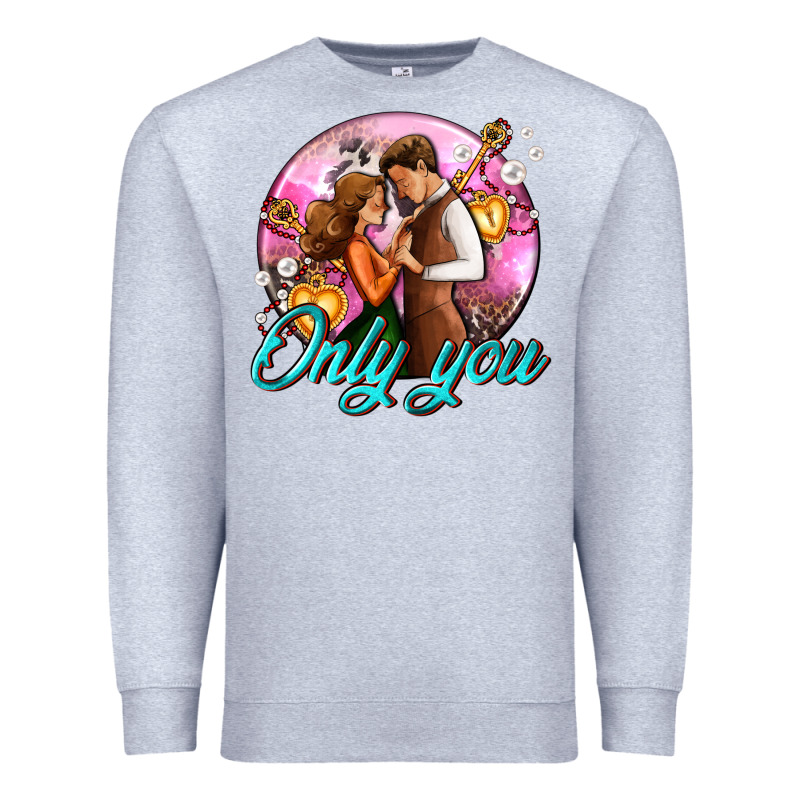 Only You And Couple With Keys Premium Sweatshirt by AdoDesignShop | Teevron