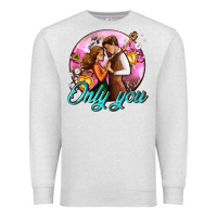 Oatmeal Heather only you and couple with keys Premium Sweatshirt - AdoDesignShop