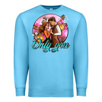 Ocean Blue only you and couple with keys Premium Sweatshirt - AdoDesignShop